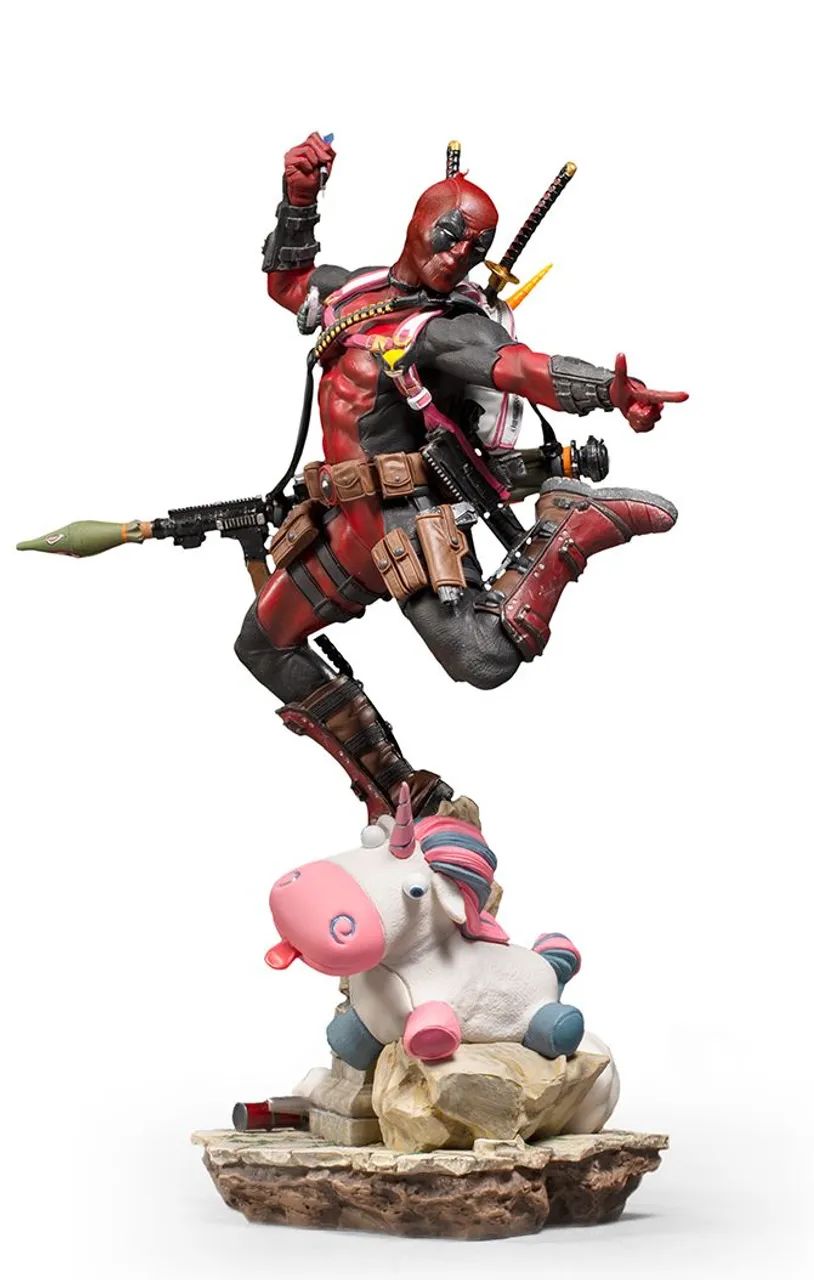 Estátua Deadpool BDS Art Scale Iron Studios 1/10 - Foto 2