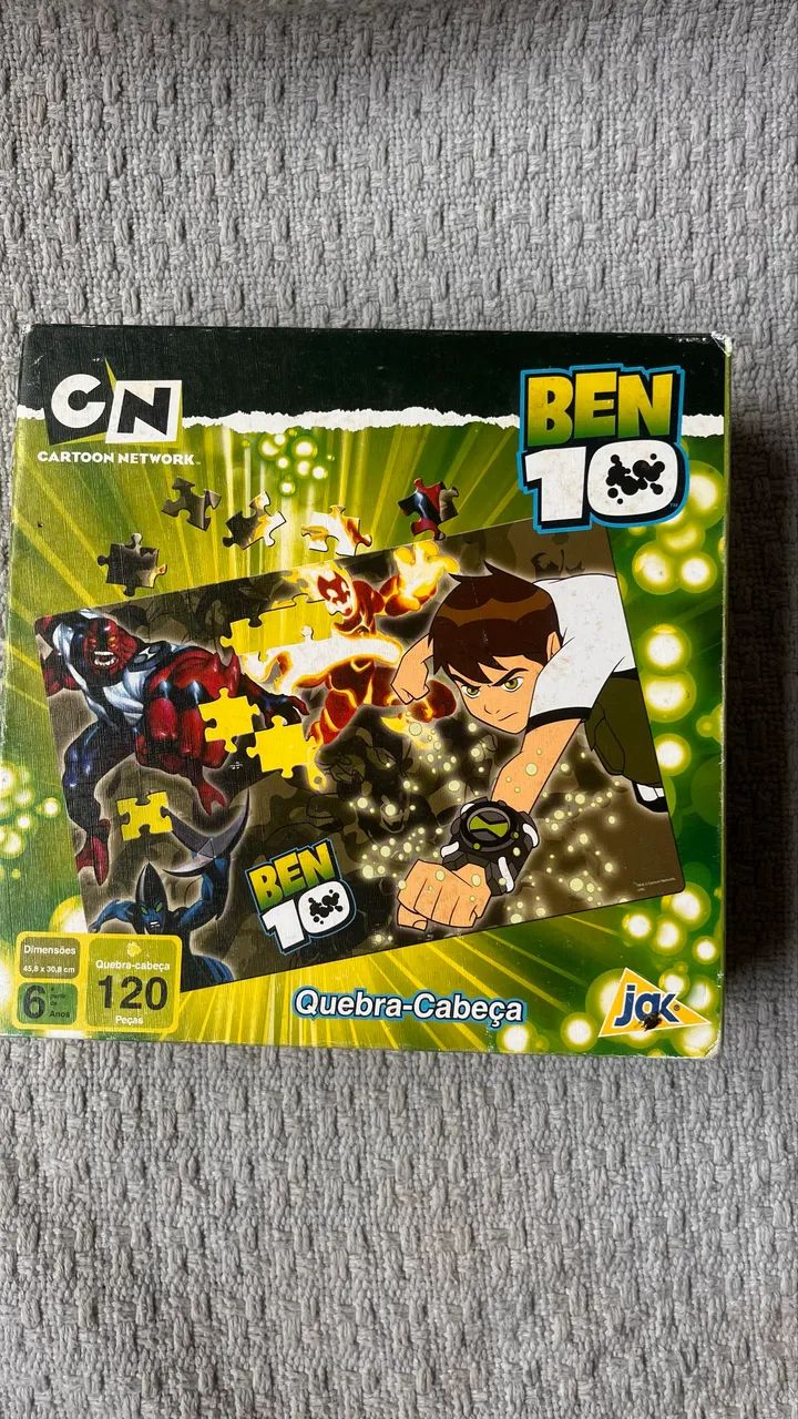 quebra-cabeça ben 10 120 peças
