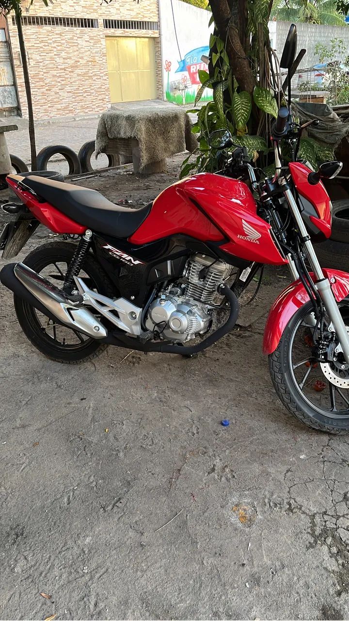 Moto pegar e andar
