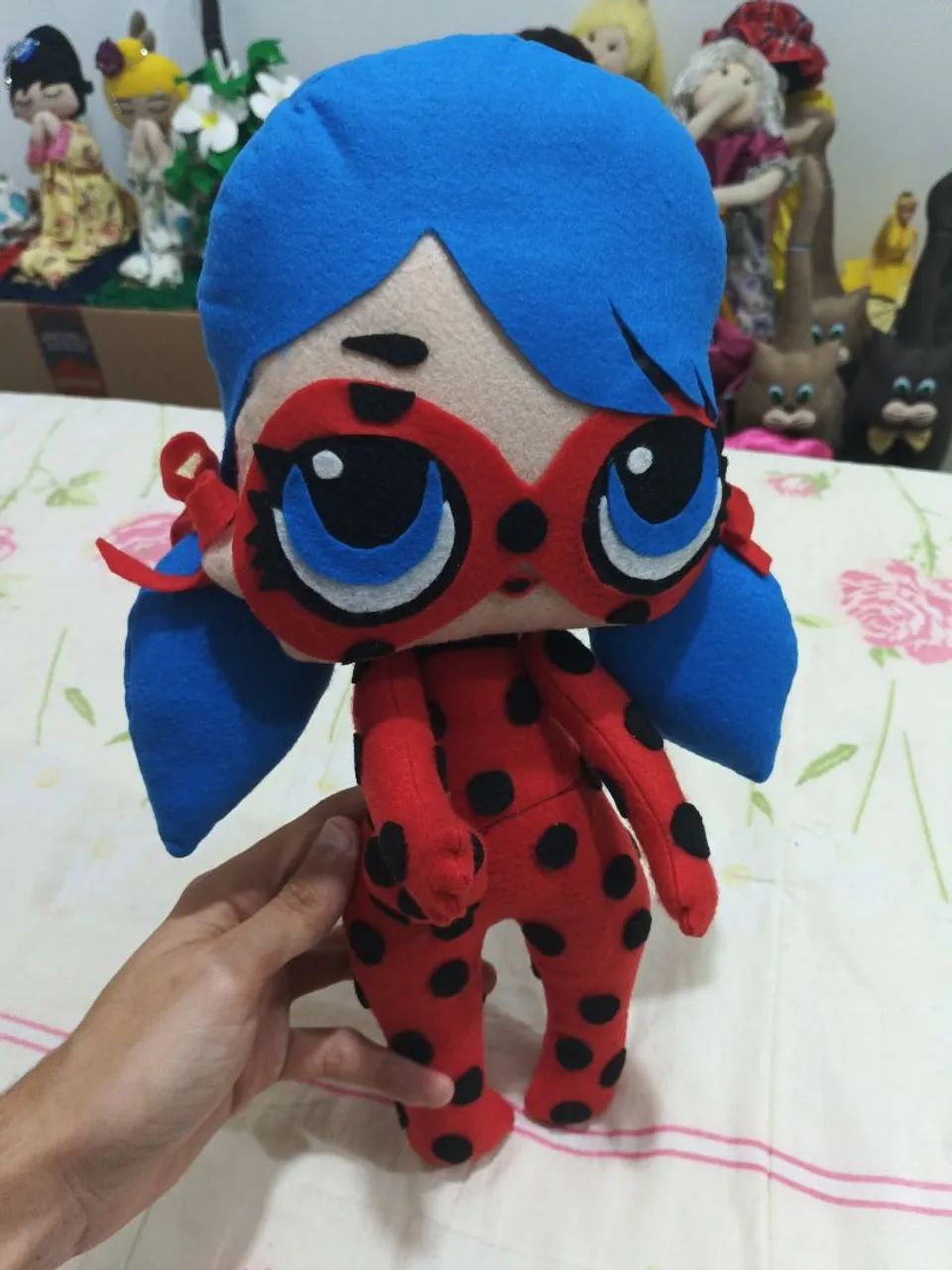 Ladybug artesanal feltro - Foto 5