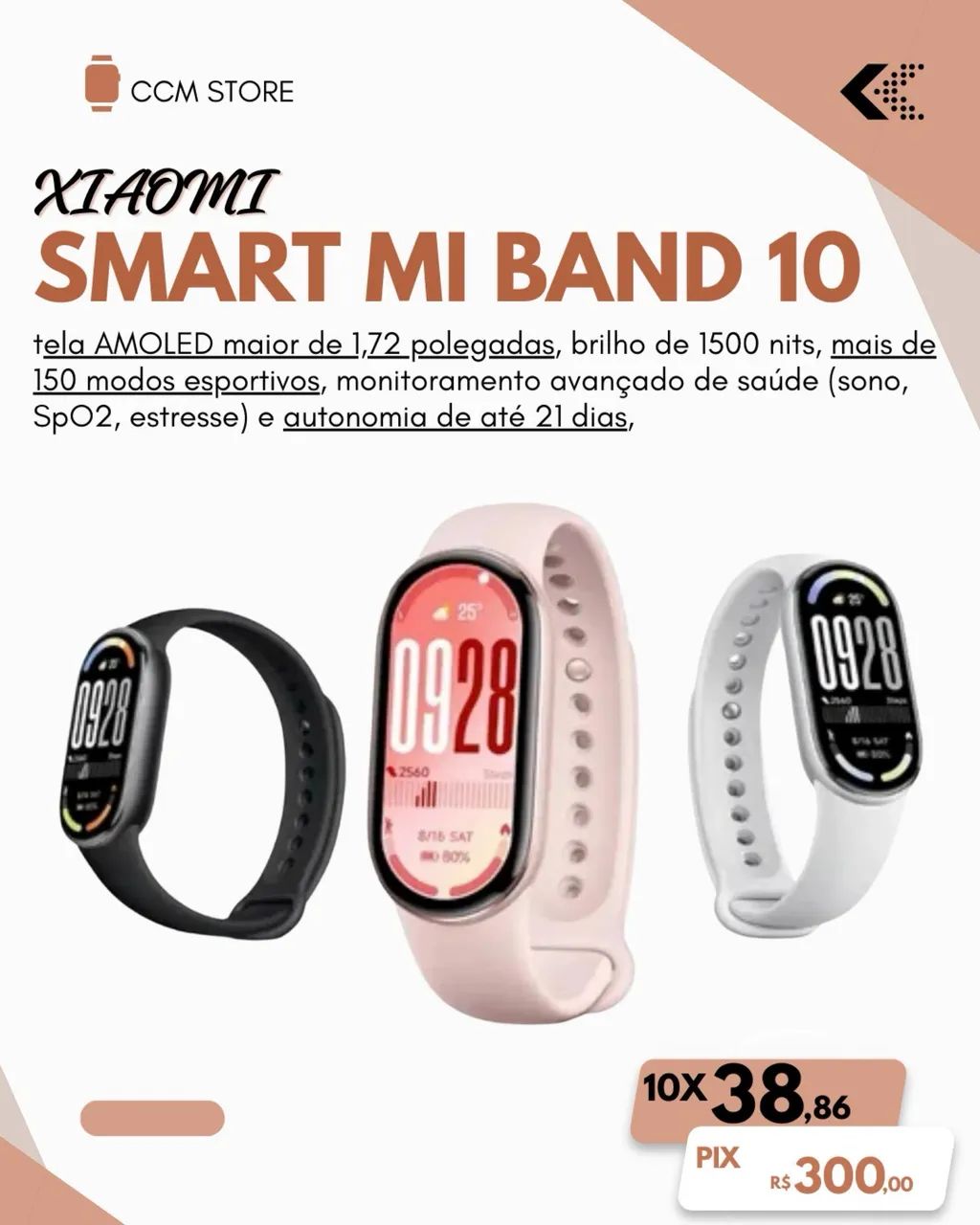 MI Smart Band 10 - Xiaomi 
