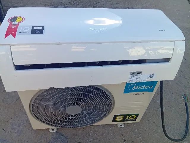 Ar condicionado mideia invert obs: já instalado no lugar (promoção) 