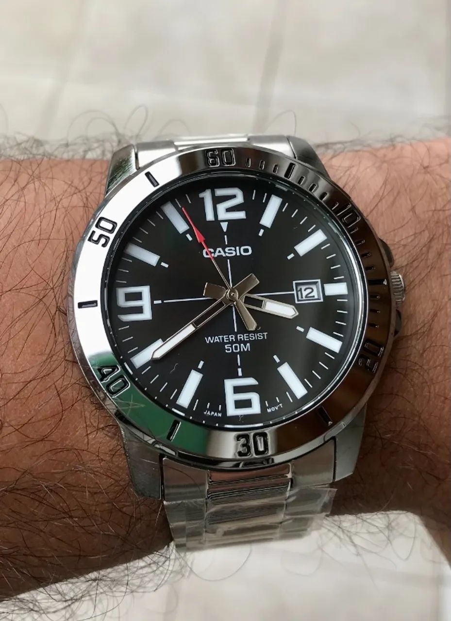 Relógio CASIO Standard MTP-VD01 NOVO e ORIGINAL - Foto 4