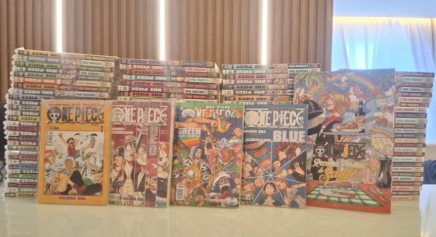 Coleção Completa One Piece Vol. 1 ao 108 + Blue, Green, Red e