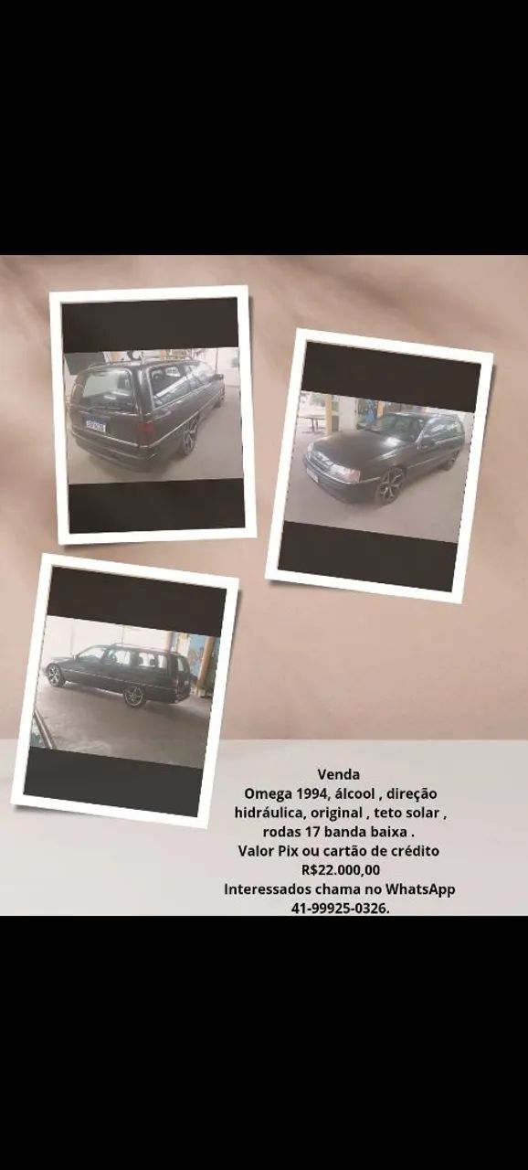 Chevrolet Omega Omega GLS 2.2 / 2.0 1994
