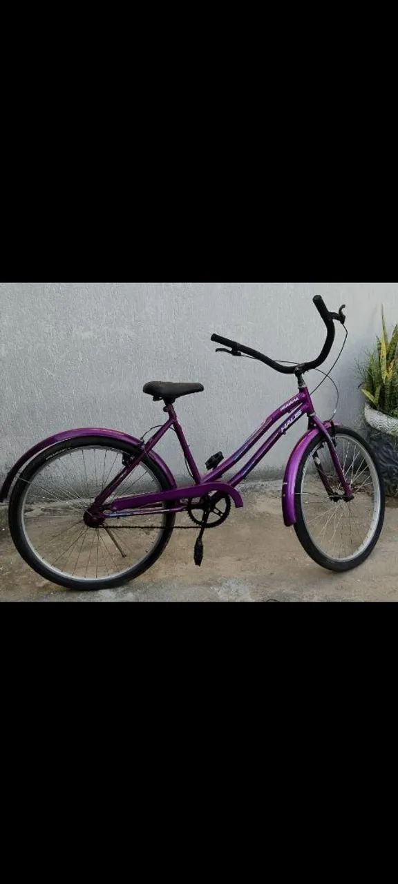 Bicicleta roxa 