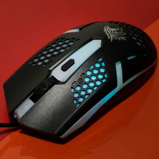 Mouse Gamer Multicolor 2400dpi M44j Kmex *ENTREGA GRÁTIS* - Foto 4