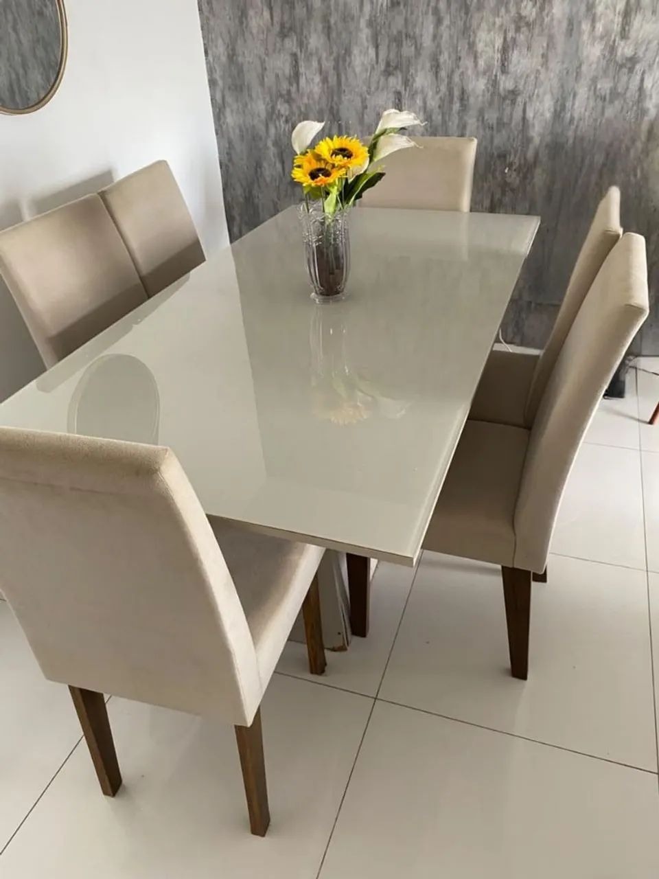 Mesa de vidro