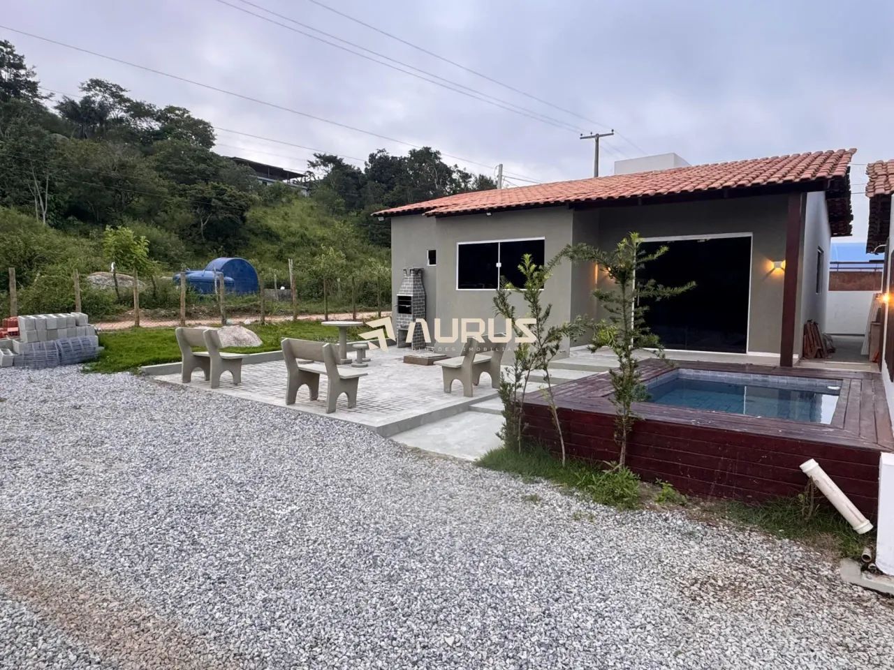 Casas mobiliadas e com piscina à venda na Serra Negra - Foto 3