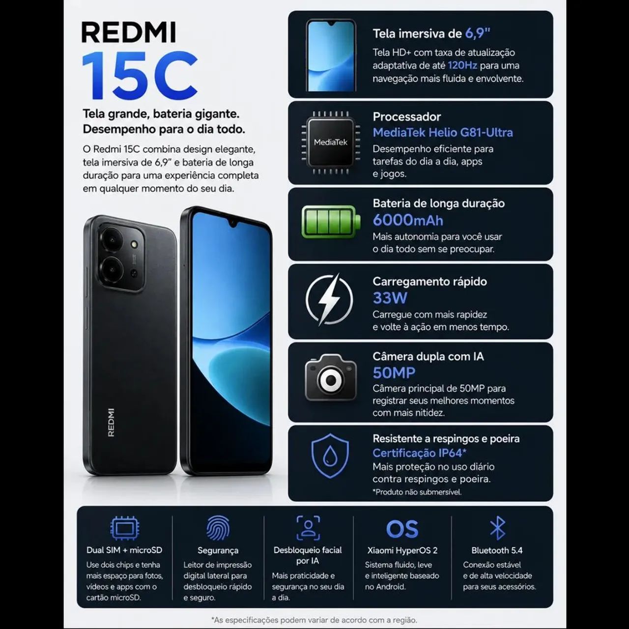 Redmi 15c - Foto 3