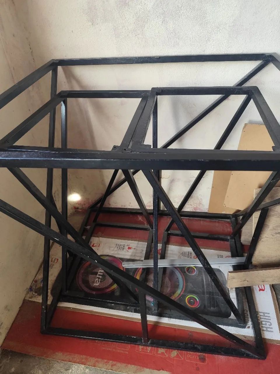 Mesa de decoração de ferro 