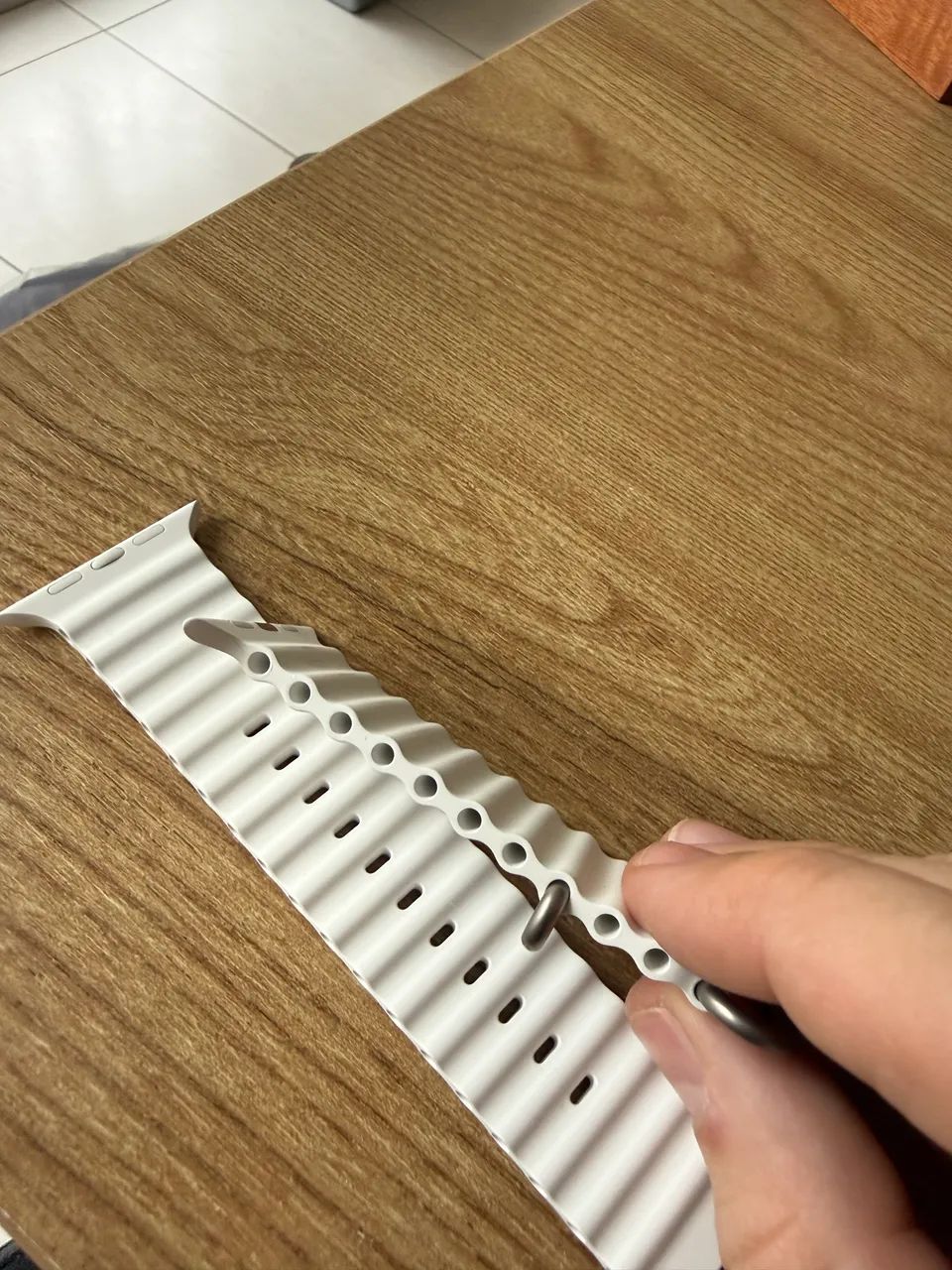 Pulseira original Apple - Ocean Branca - Apple Watch Ultra - Foto 5