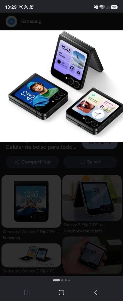 Z Flip 7 FE seminovo