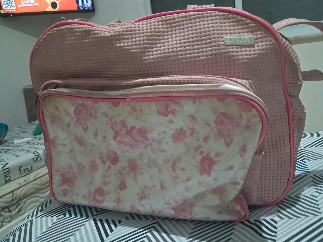 Bolsa Maternidade Rosa