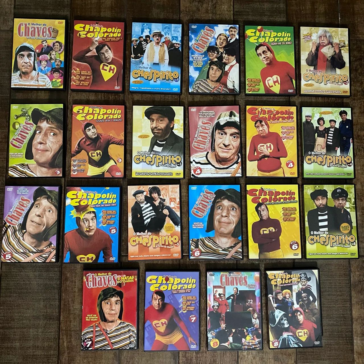 Lote DVD Chaves Chapolin Chespirito - 22 discos Originais 