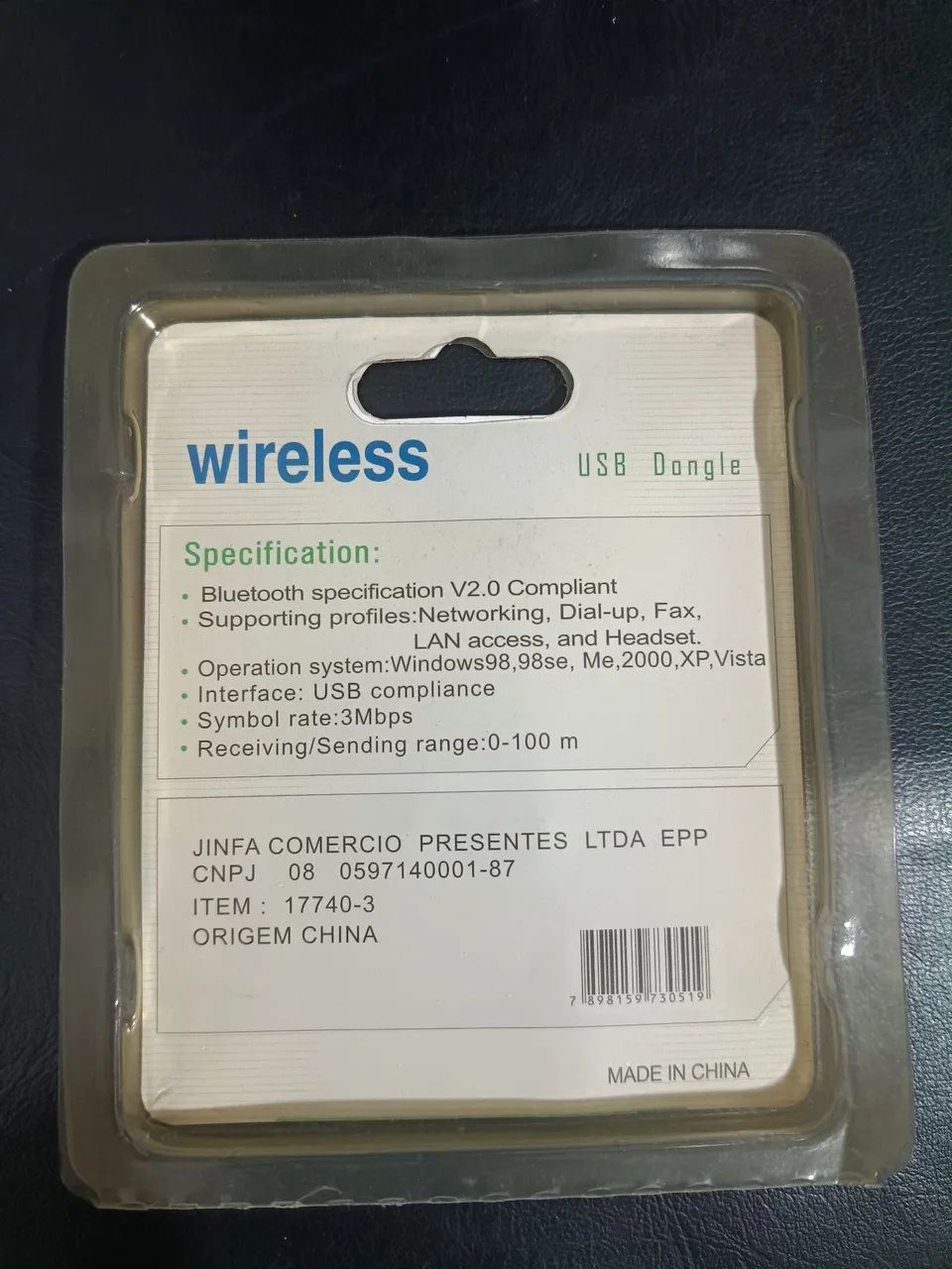 Adaptador Bluetooth USB 2.0 Wireless Dongle - Foto 2