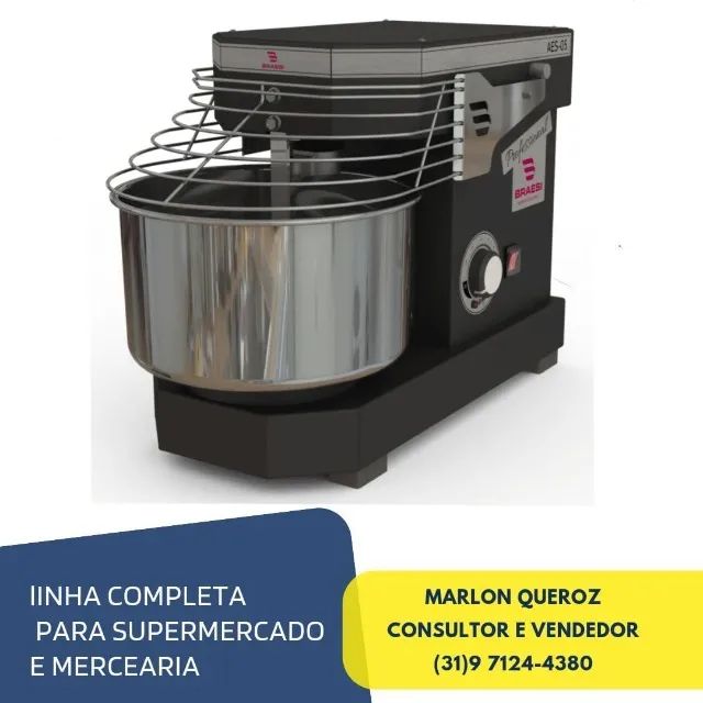 Amassadeira Espiral 5KG Braesi Bivolt