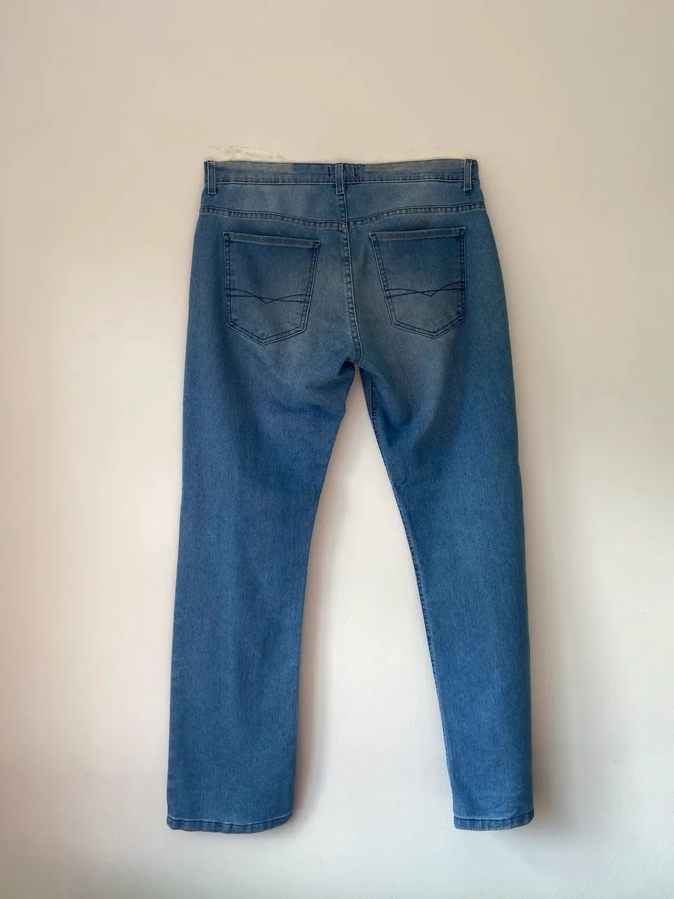Calça Jeans Azul Claro 42 - Foto 4