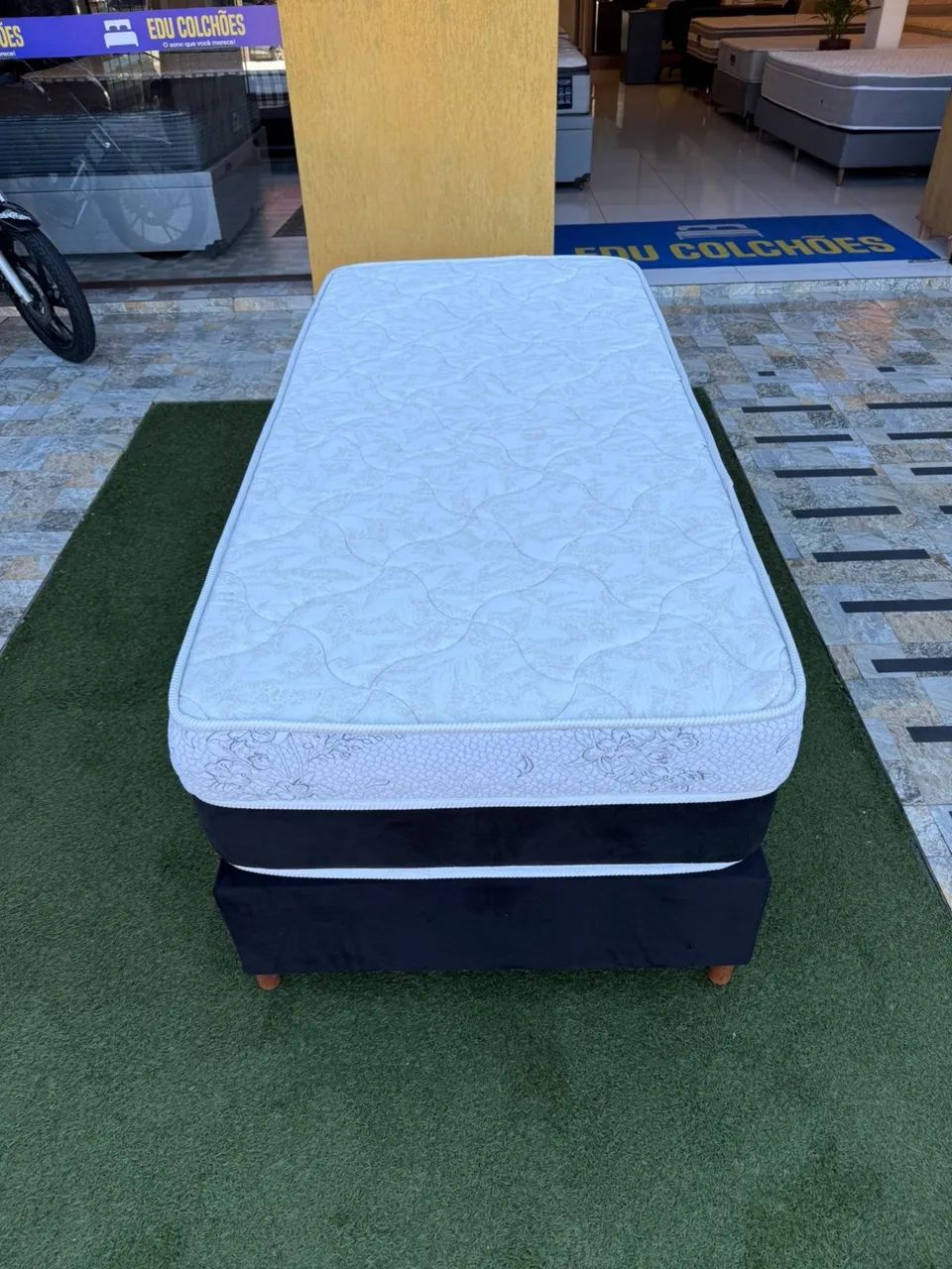 Cama de Solteiro com colchão Solteiro TOP - Entrego!  - Foto 5