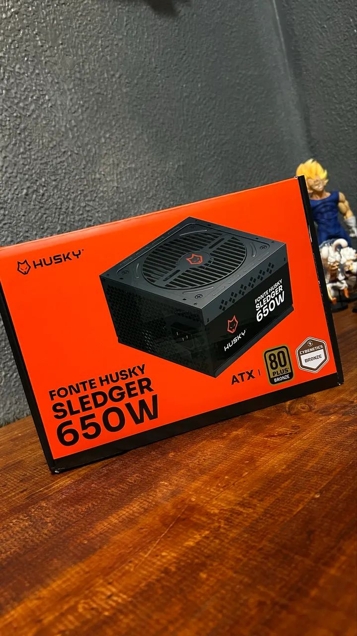 FONTE HUSKY 650w 80plus bronze.