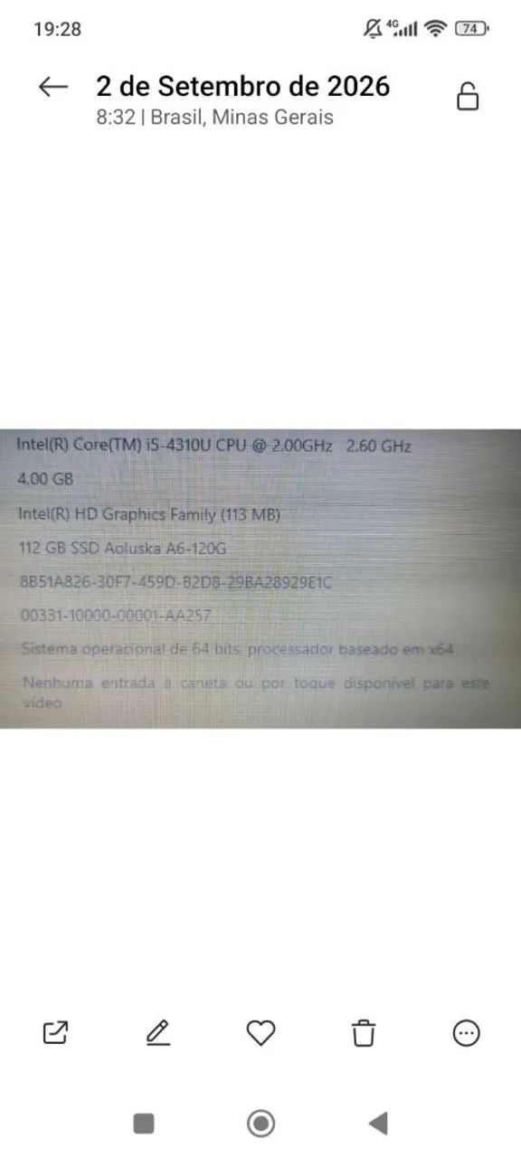 NOTEBOOK DELL PARA EMPRESAS ESCRITÓRIOS ESTUDOS TRABALHOS R$999 - Foto 5