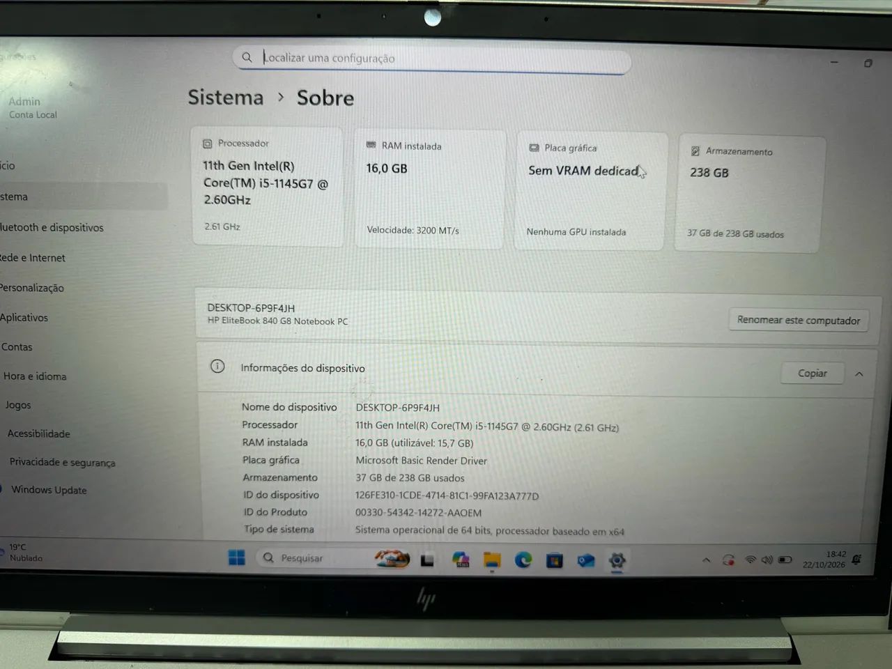 HP Elitebook 840 G8 - Foto 2