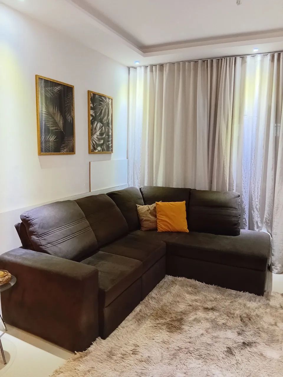 Sofá de canto retrátil