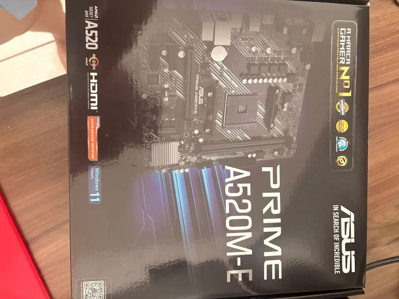 Placa mãe asus prime A520M-E