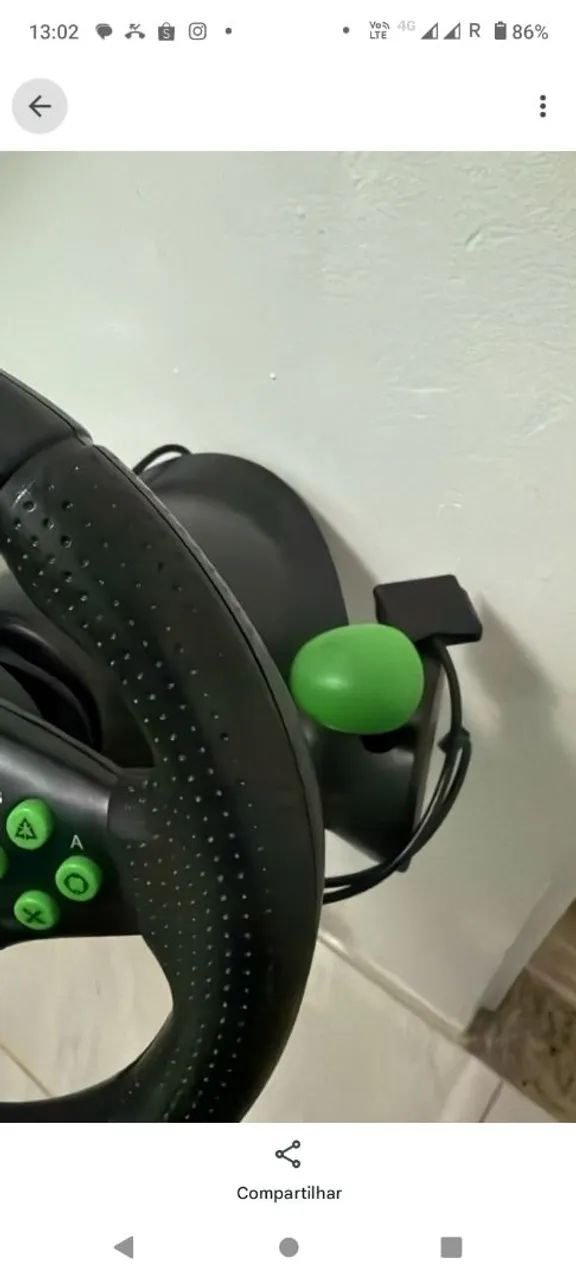 Volante e pedais para Xbox 360, pc, ps2 e ps3 - Foto 4
