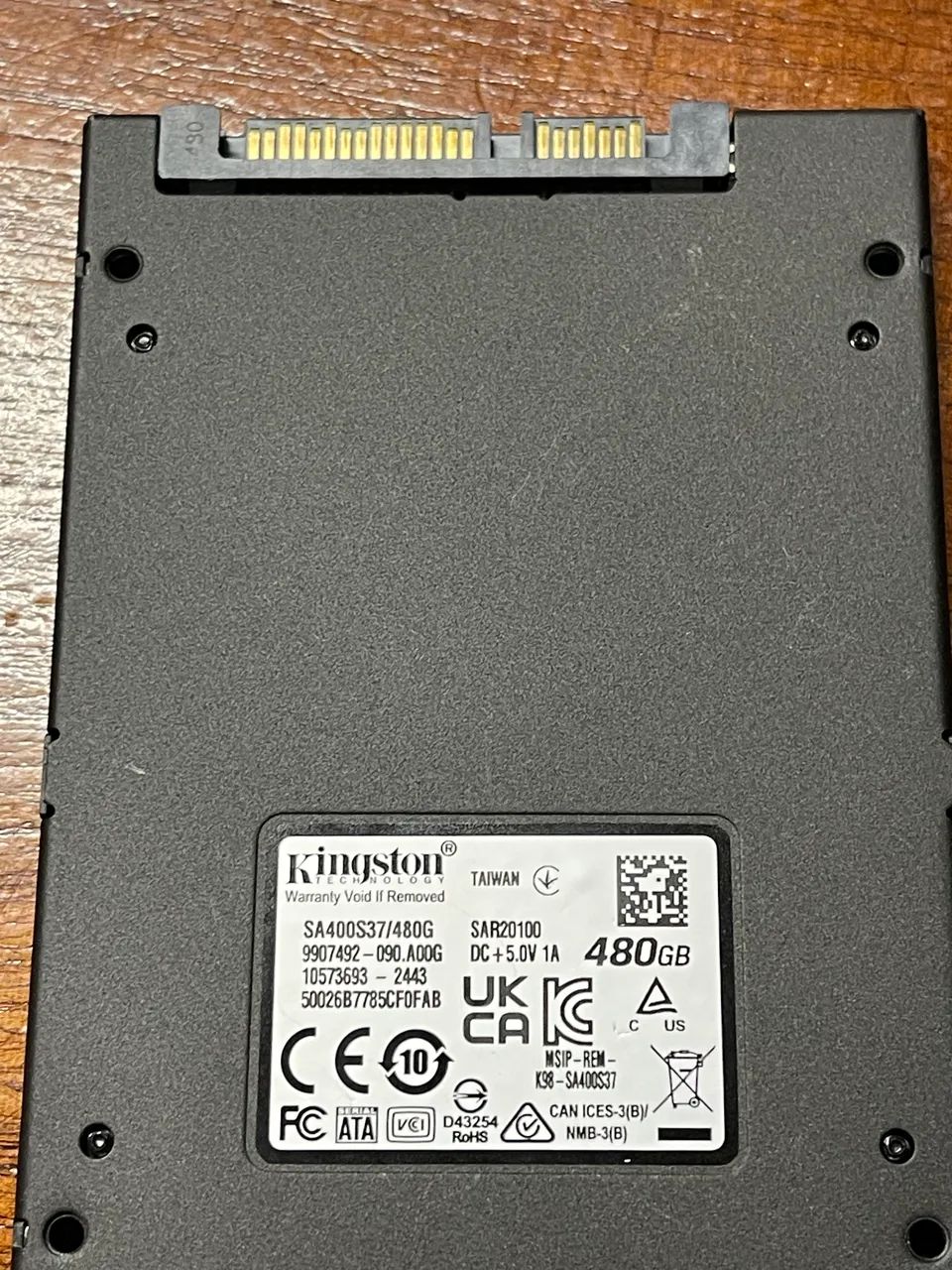 SSD Kingston 480GB SATA  - Funcionando Perfeitamente - Foto 3