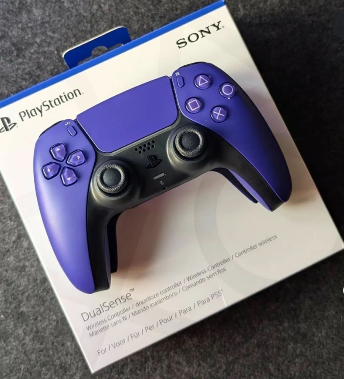 CONTROLE PS5 Galactic Roxo Dualsense Playstation 5 Sony Original Importado Novo Lacrado