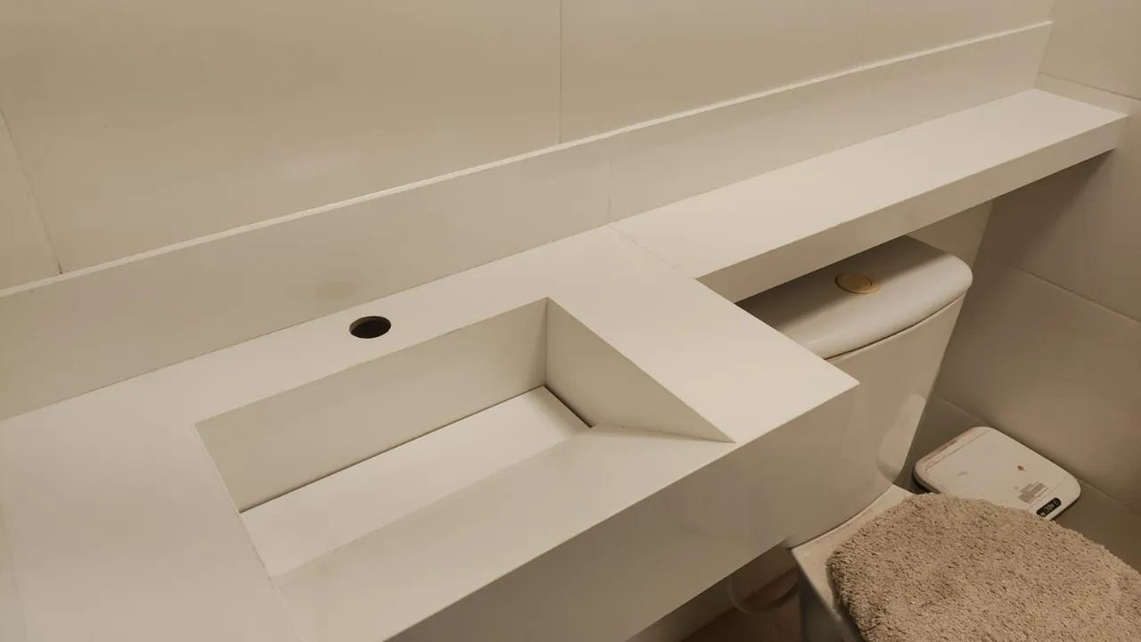 Pia com extensão 