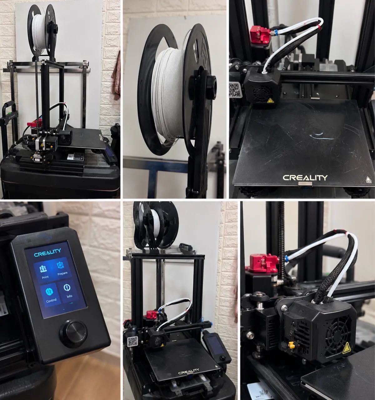 Impressora 3D Creality Ender-3 V2 - Completa e Funcionando