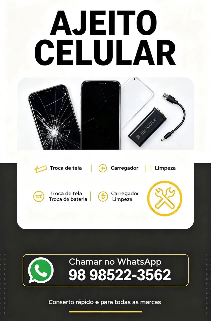 Troco tela de celular 