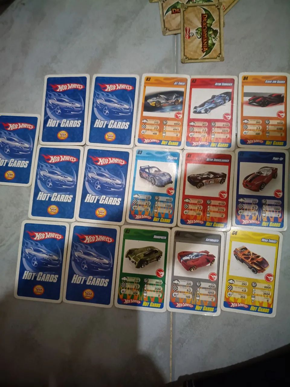 CARDS HOT WHEELS TOP CAU - Foto 2