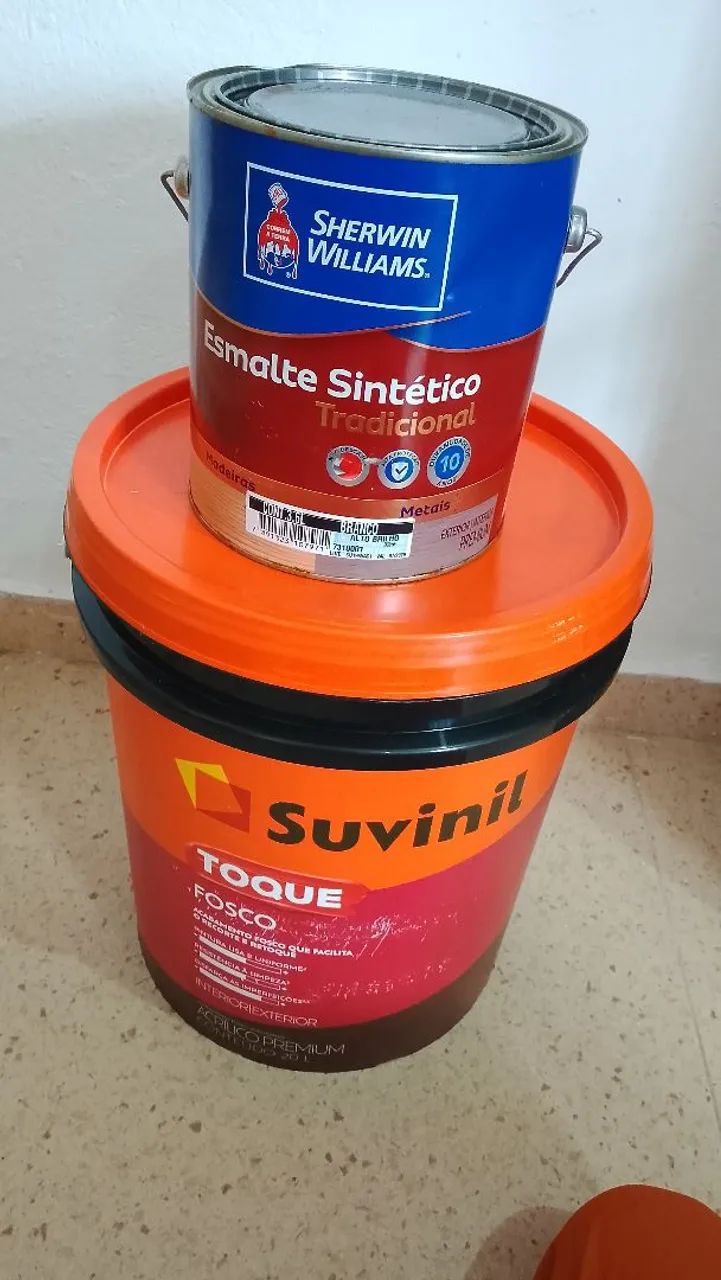 TINTAS SUVINIL + SHERWIN WILLIAMS - NOVAS ? (UNITÁRIO OU COMBO)