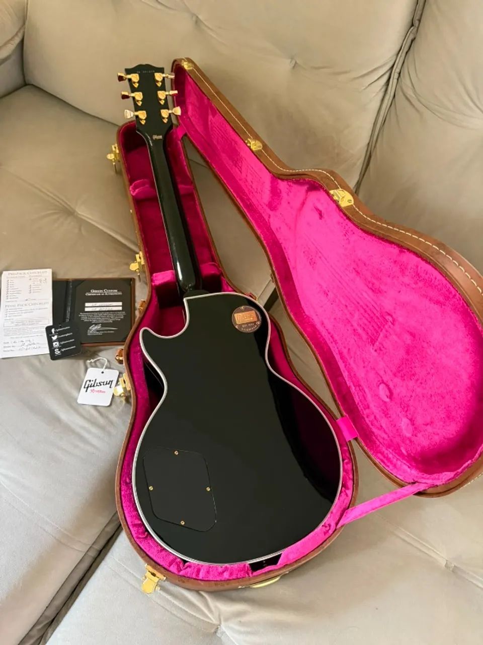 Gibson Les Paul Custom Ebony 2016 - Foto 5