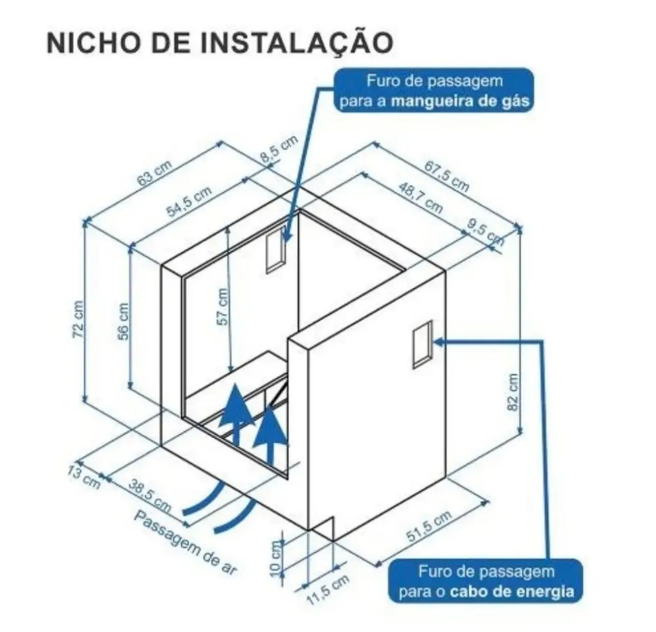 Fogão de embutir 4 bocas - Foto 3
