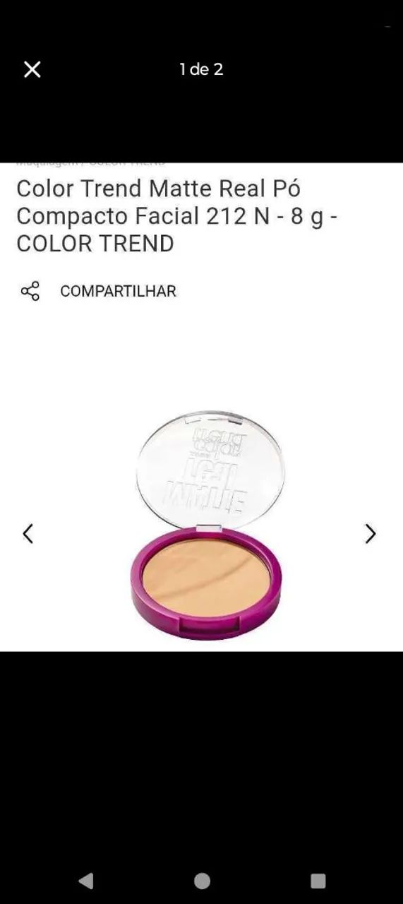 Pó Compacto Avon 212n/312n bege médio  - Foto 2