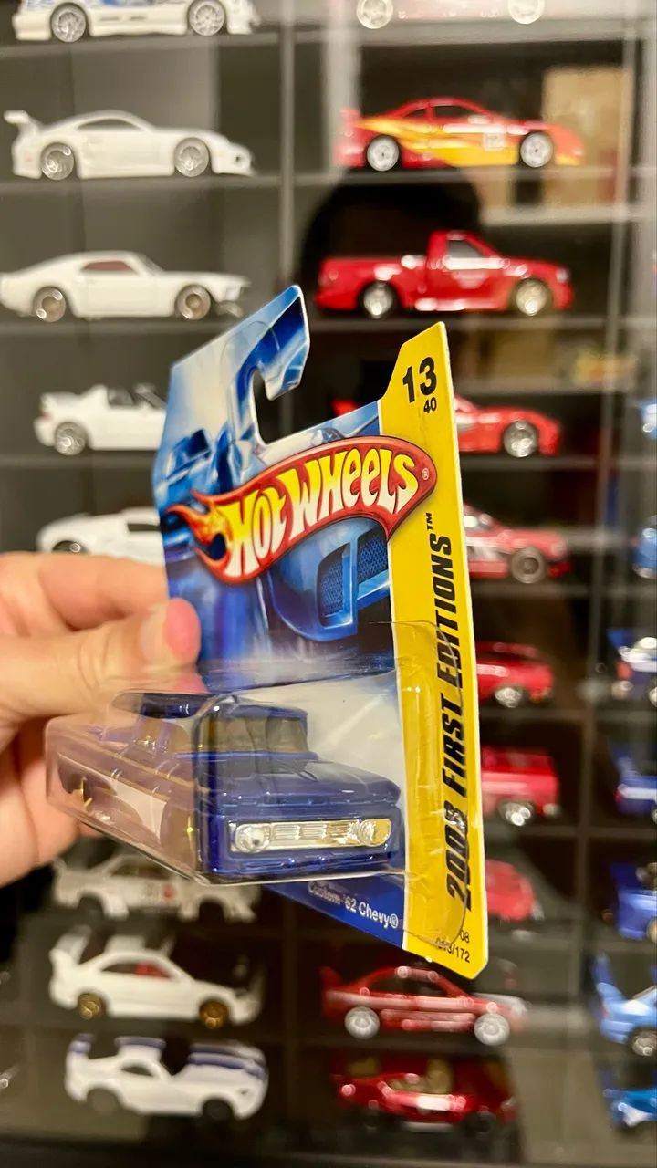 Hot Wheels - Custom 62 Chevy 2008 + Protetor de Blister - Foto 5