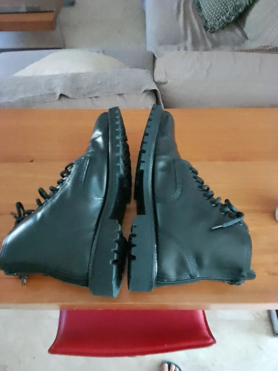 Bota preta couro legítimo MOMBRAN Berlin 40 - Foto 2