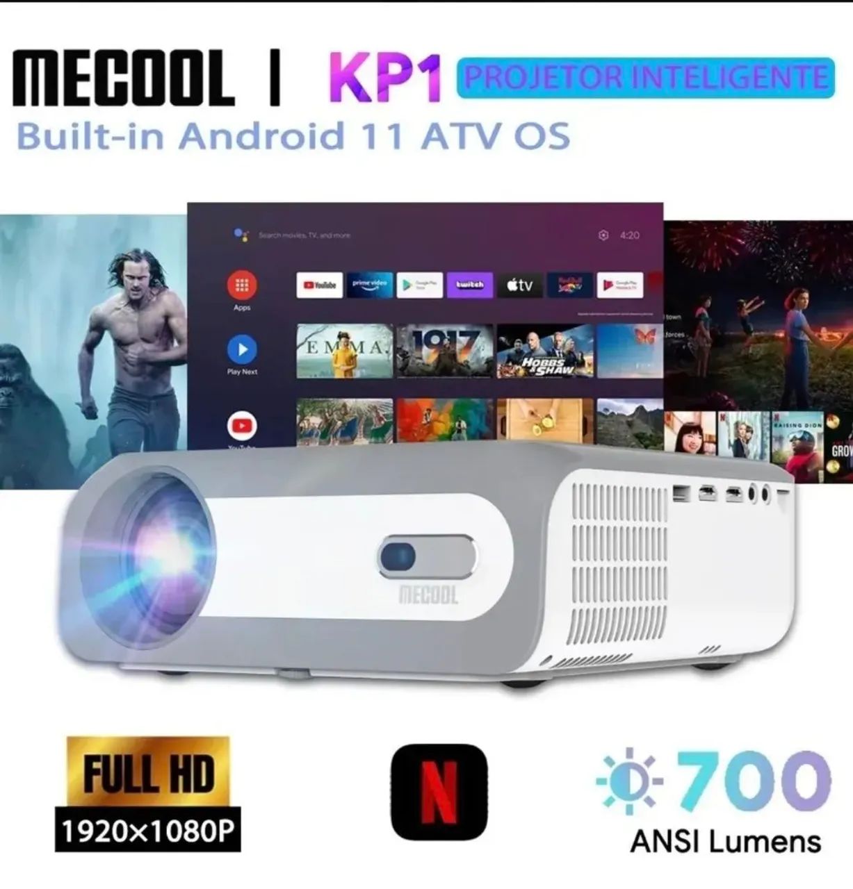 Super projetor Mecool kP1 Full HD - Foto 3