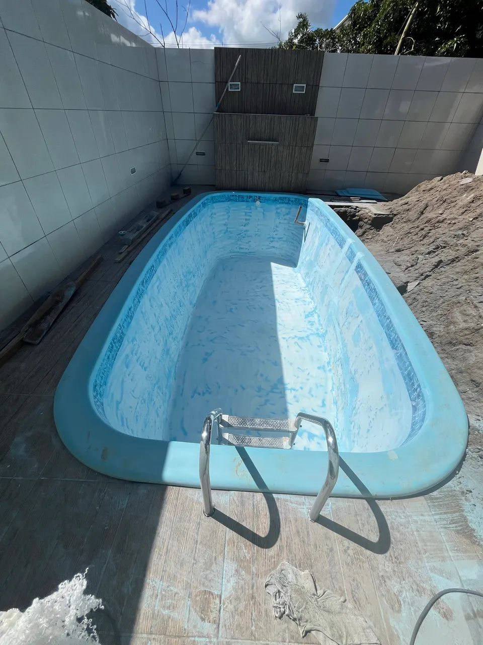 Restauração de piscina de fibra - Foto 3
