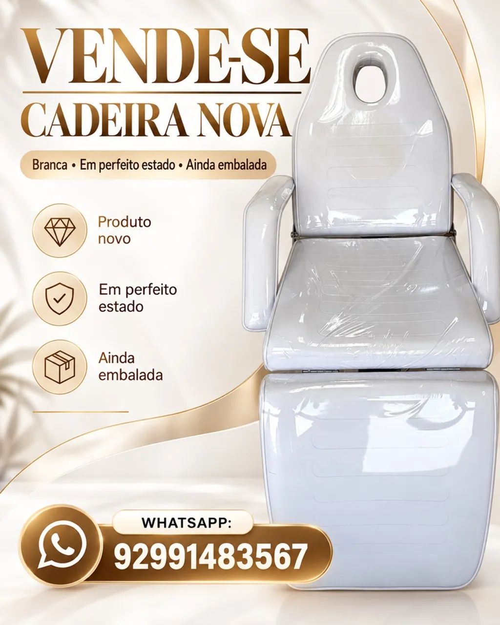 Cadeira de estética  - Foto 3