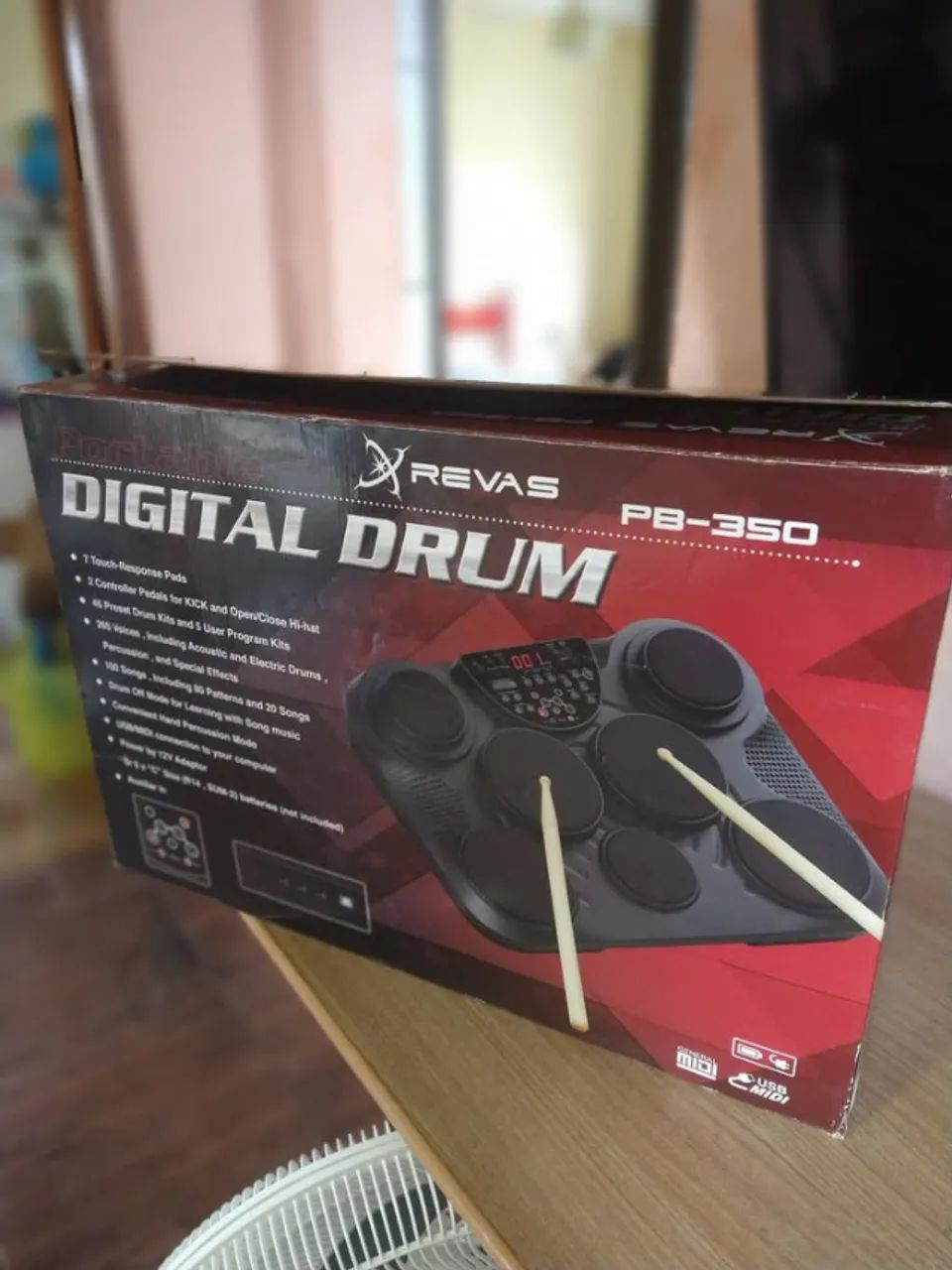 Bateria Eletrônica Revas PB-350 - Foto 6