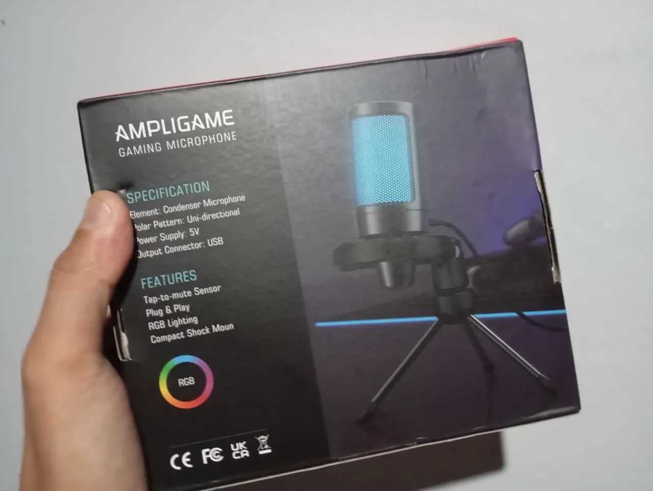 Microfone gamer fifine ampligame A2 novo lacrado.  - Foto 2