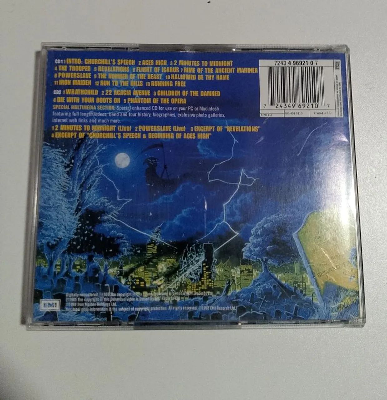 CD iron maiden duplo importado live after death - Foto 2