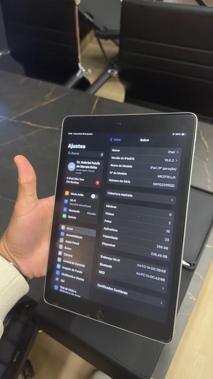 IPAD 9° 256GB C/ APPLE PENCIL - Foto 2