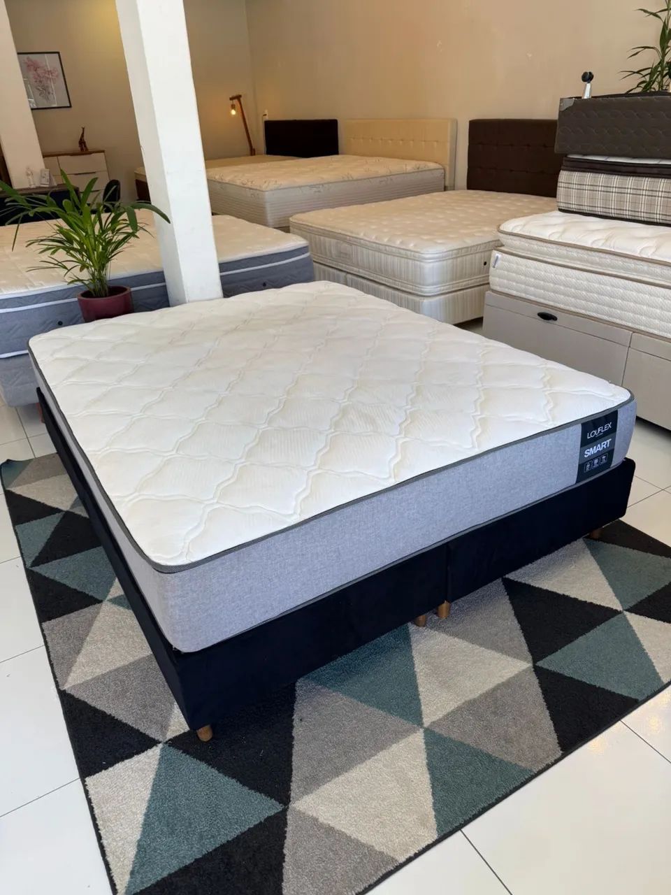 Cama box QUEEN COM COLCHÃO QUEEN SMART - Entrego!  - Foto 5