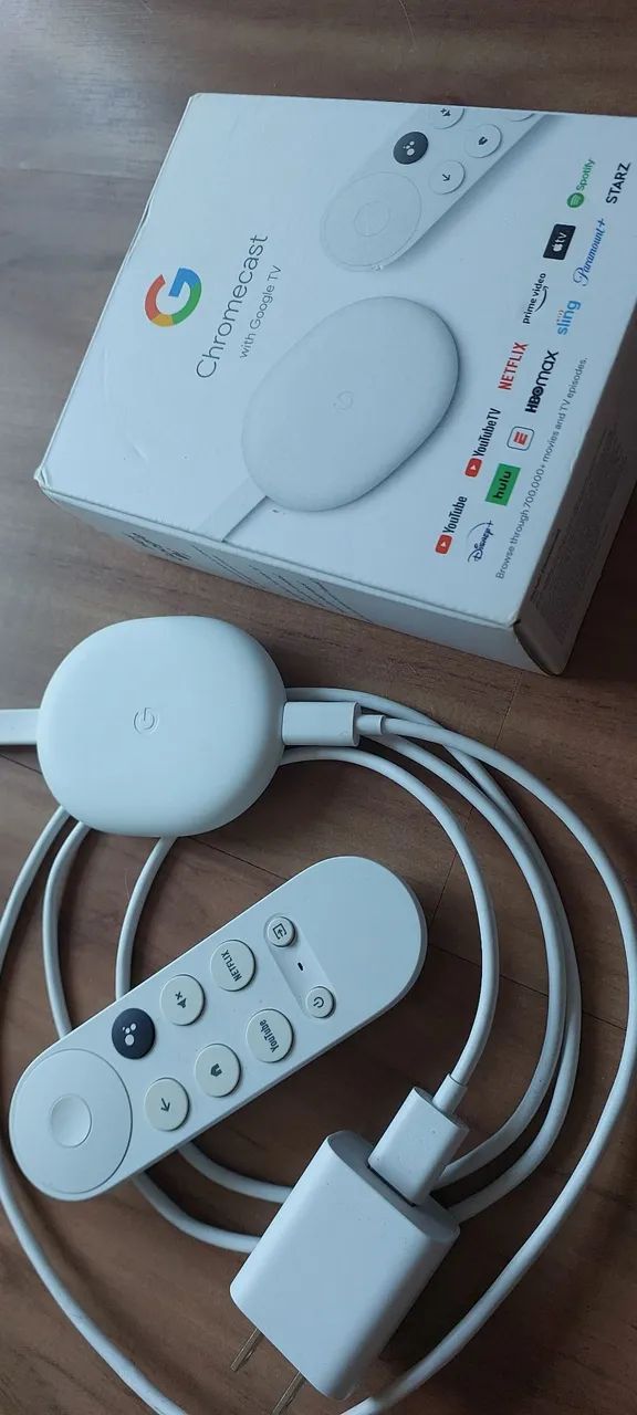 Chrome Cast 4 4k google branco ( Estado de novo) - Foto 4